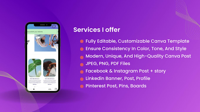 design social media posts through canva