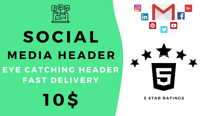do email header and social media header for you