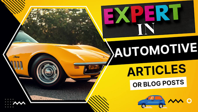 write unique automotive blog post or article