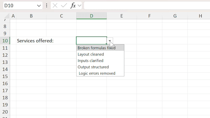 clean, fix or restructure your messy excel file