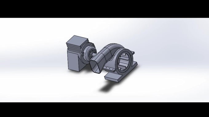 create industrial equipment or machine assembly in solidworks