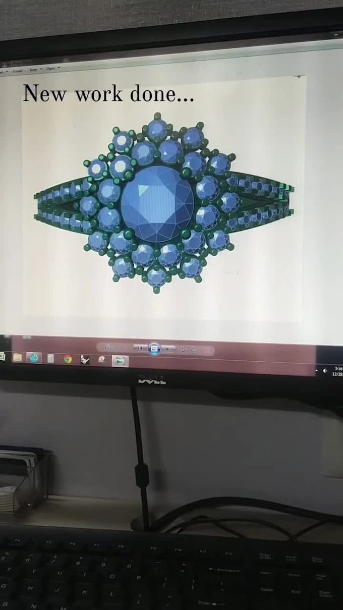 Jewellery designs 3d cad and matrix by Raghuvirmakwana | Fiverr