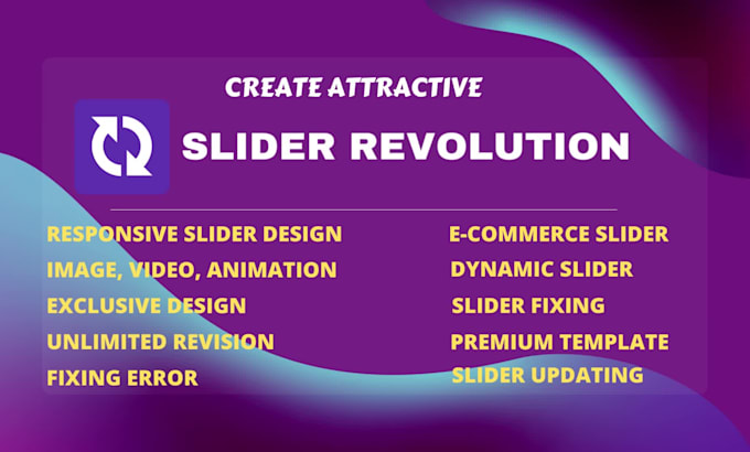 create or fix slider revolution and wordpress slider