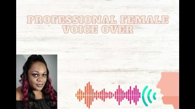 Record A Professional American Female Voice Over By Southernorchid Fiverr