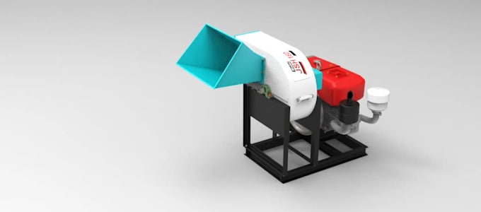 do machine design on solidworks and give a product manual
