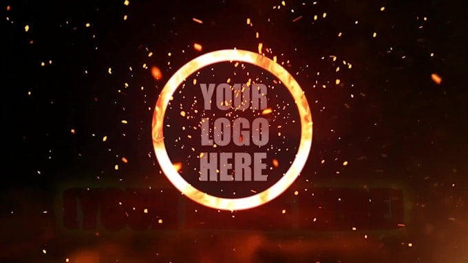 make an epic fire youtube intro for your channel