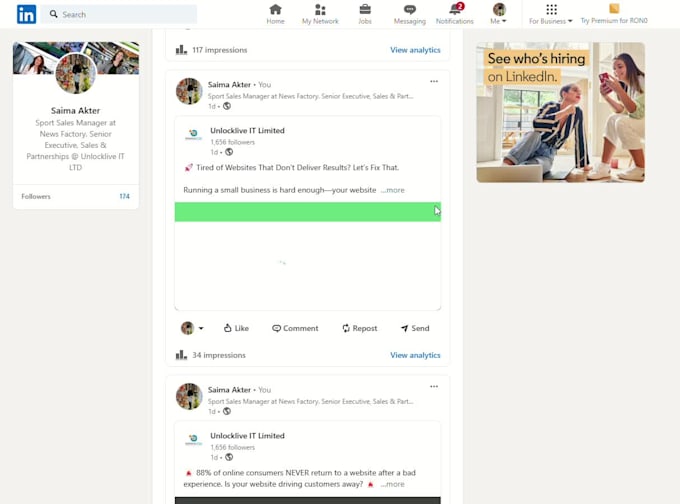 do linkedin recruitment for you