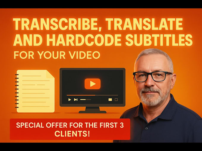 create  subtitles in european languages for your video