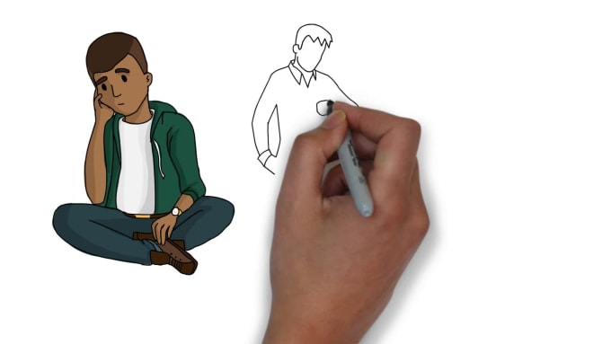 Create video scribe or whiteboard animation by Inoxentrajput | Fiverr