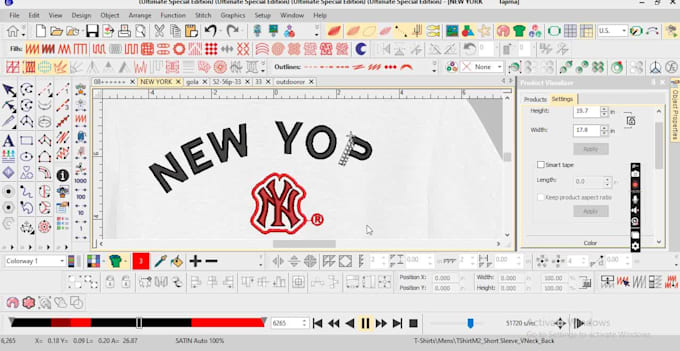 do embroidery digitizing into dst,pes file in few hours