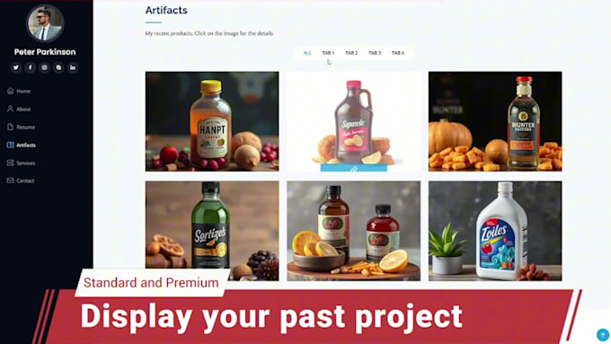 do an awesome online portfolio or resume