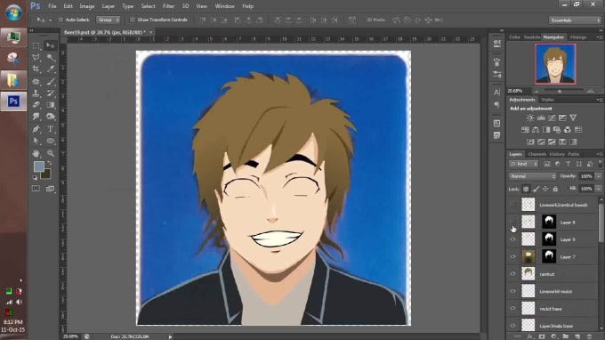 Make a cartoon face in my anime style by Arzchymilitov | Fiverr