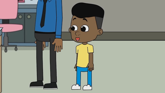 do a professional 2d animated cartoon
