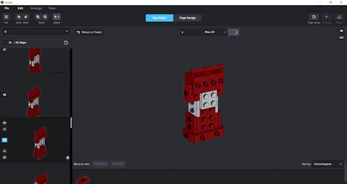 make personalized lego instructions for your models