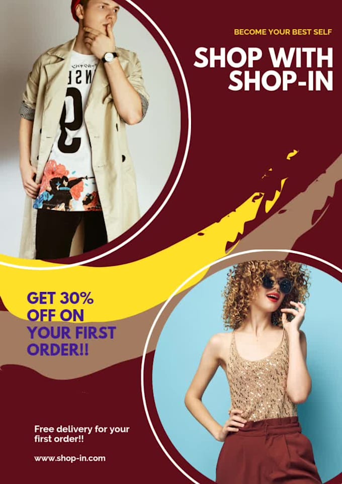 Create a unique and creative poster for you by Dona_brown | Fiverr