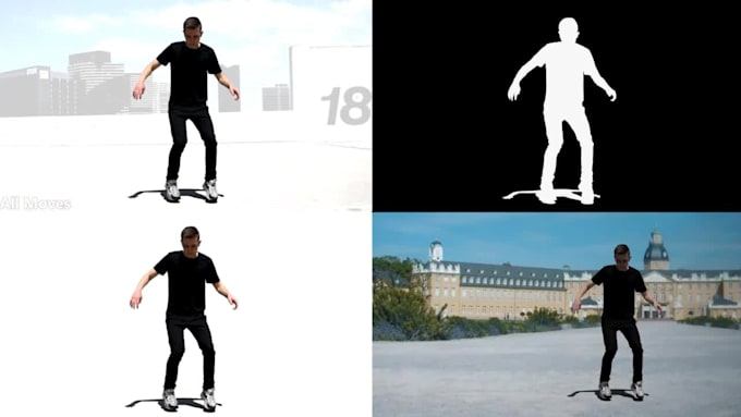 do rotoscope characters , objects etc for you