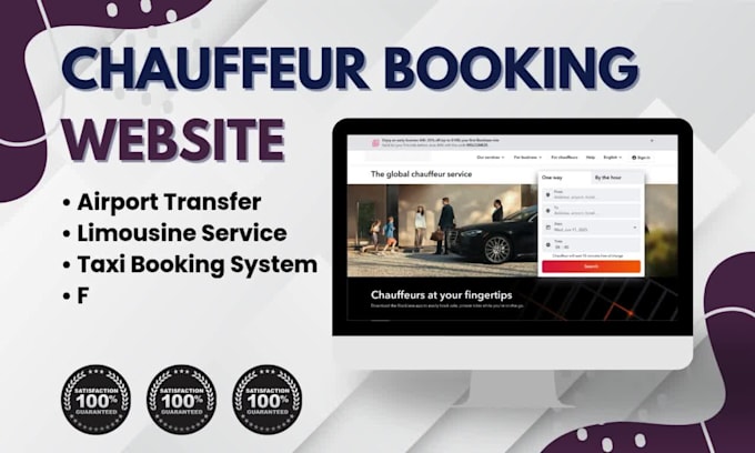 create a chauffeur, taxi, or limousine booking website with wordpress