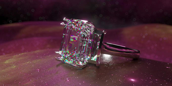 do 3d jewelry model of rings and render them