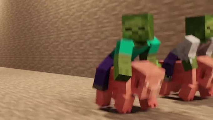 create minecraft animations for your youtube shorts, tiktok