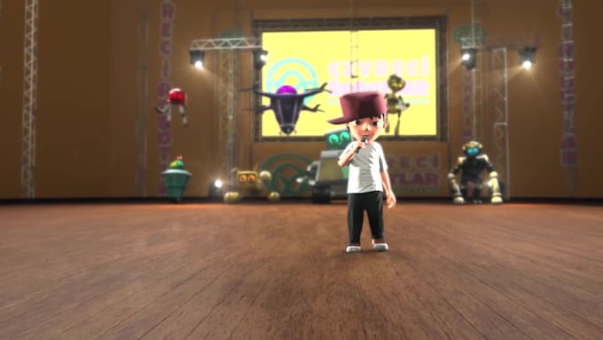 original 3d animation film and model