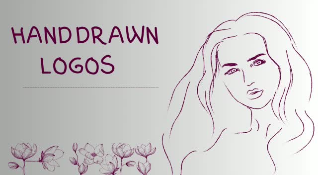 design a creative hand drawn logo with free sample for your business