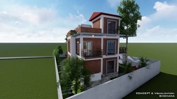 do architectural floor plan, 3d modeling,rendering and animation