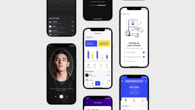 Hot Deals! I will design modern mobile app ui ux design in figma