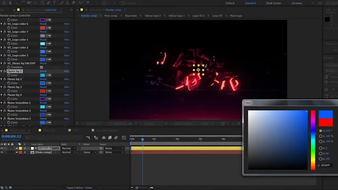 create logo animations and visual effects in after effects