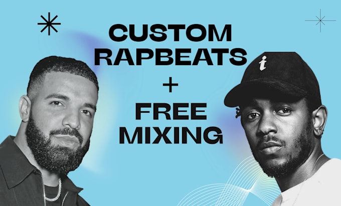 make custom trap rap type beats with free mixing