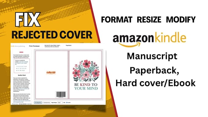 format fix rejected book formatting error bookcover for amazon ingramspark lulu