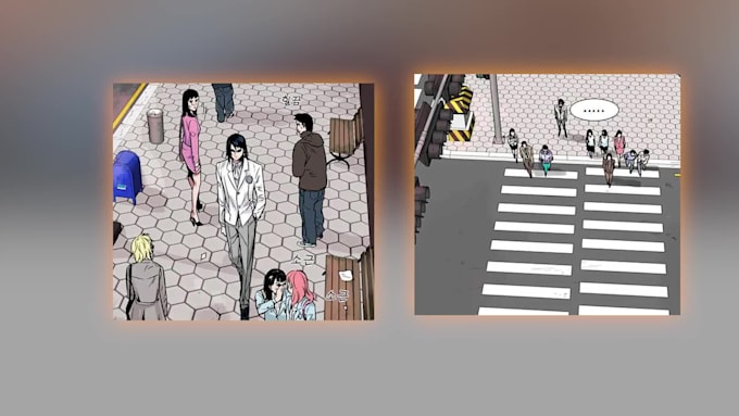 manga recap video editing