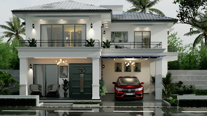 3d rendering for architectural design