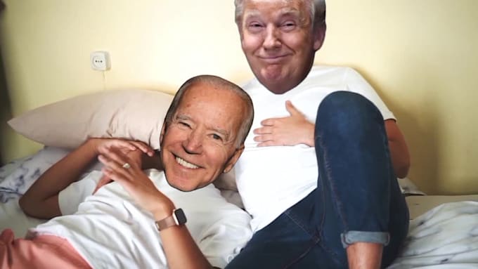 do face swap or face replacement, head swap in video, memes