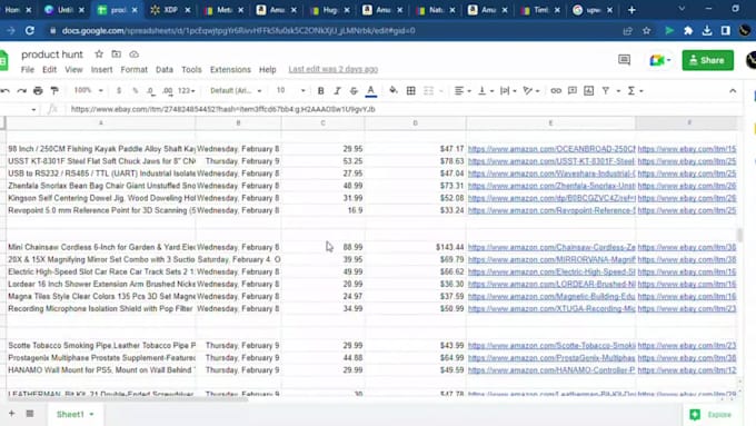 do alibaba and 1688 product research for your ebay and amazon with list products