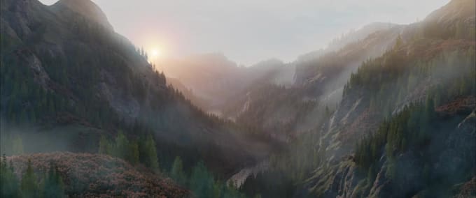 create a 3d environment based on your concept