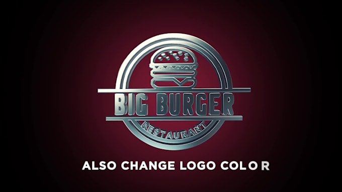 make gorgeous 3d spinning logo animation