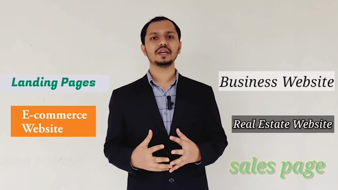 design modern landing page, squeeze page and sales page