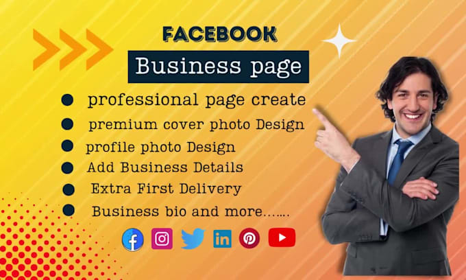 do facebook business page creation, and set up