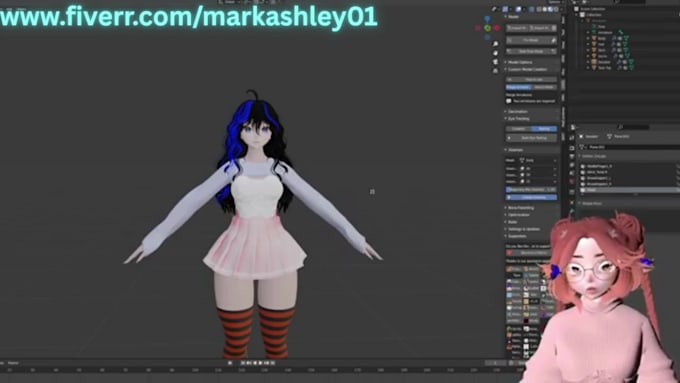 custom vrchat avatar with unique 3d design and style vrchat nsfw