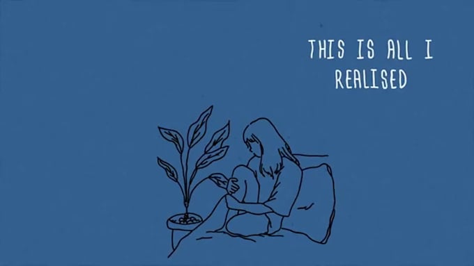 create hand drawn animated lyric music video