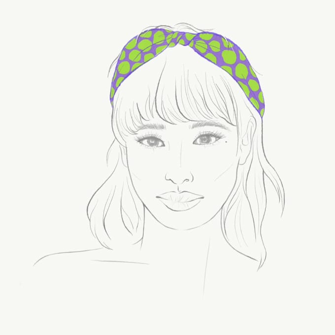 draw fashion illustration magazine cover for accessories