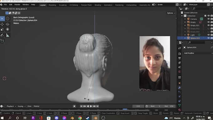 do a 3d portrait for 3d printing