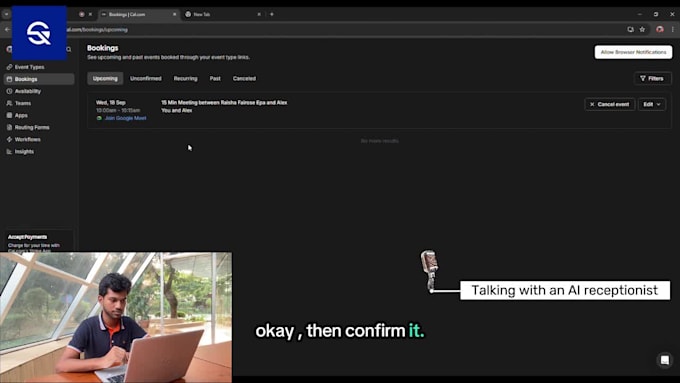 create an ai voice assistant with a knowledge base