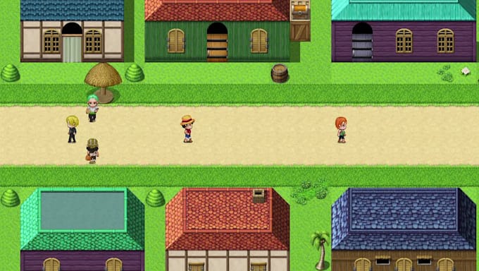 create anime pixel art sprite for your game