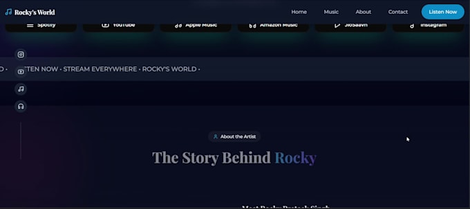 create a custom website