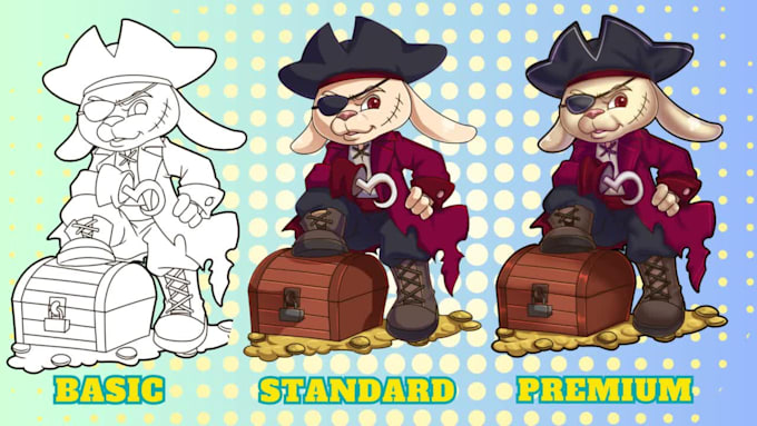 draw cartoon mascot for you