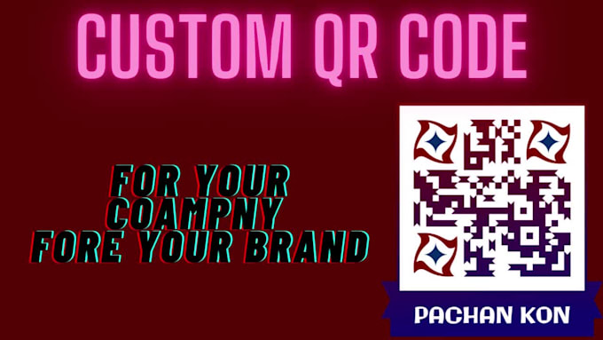 Create professional qr code design with your logo by Fameer5569 | Fiverr
