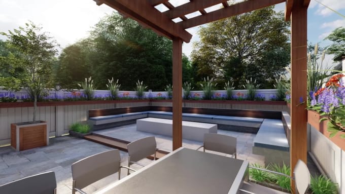 Design Your Home Landscape Resort Hotel Pool Cabana Design And 3d Renderings By Designstormorg Fiverr
