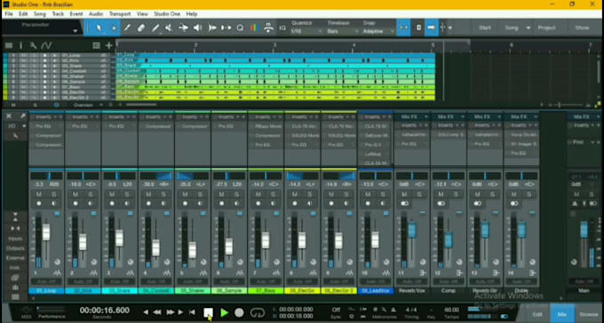 mixing and mastering rnb, funk with studio one