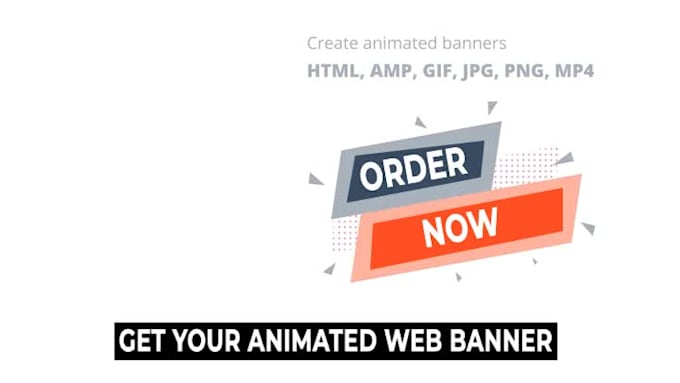 design animated and static banner for google ads